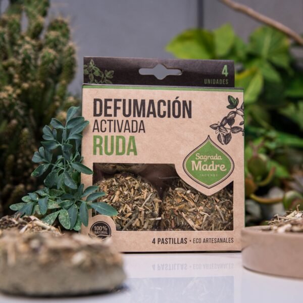 Pastilla de Defumación Activada con Ruda - Sagrada Madre