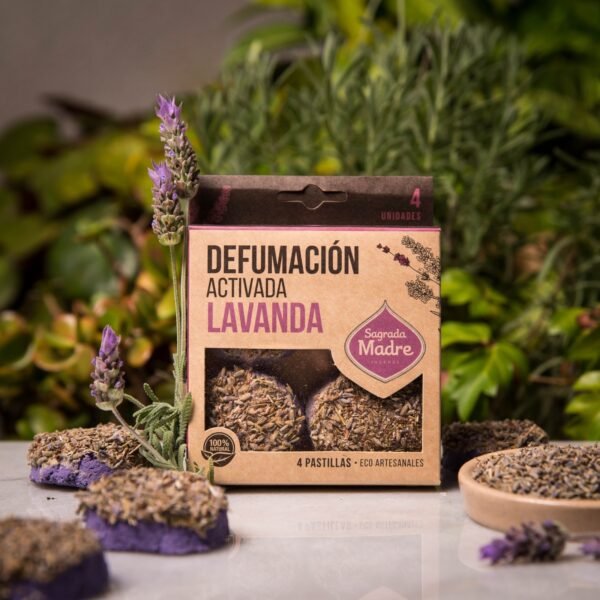Pastillas de Defumación Activada con Lavanda - Sagrada Madre