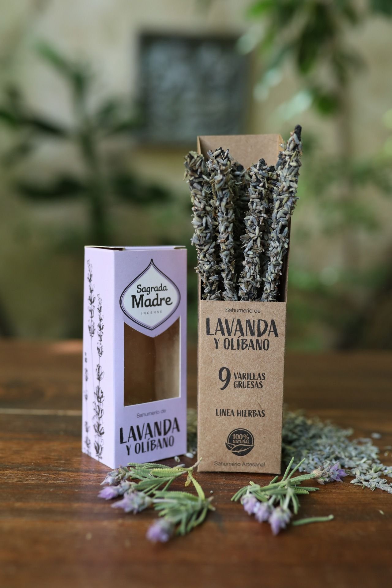 Incienso de Flores de Lavanda y OlĂbano - Sagrada Madre - Imagen 3