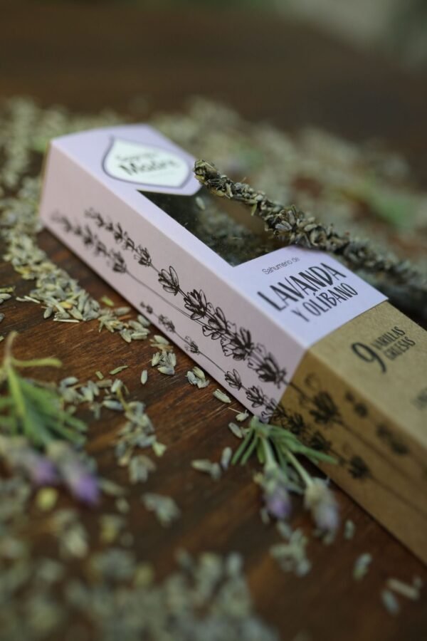 Incienso de Flores de Lavanda y Olíbano - Sagrada Madre - Imagen 2