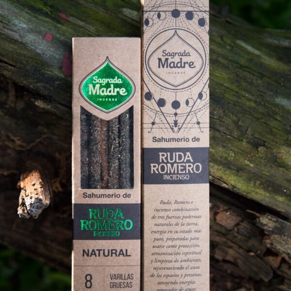 Incienso de Romero, Ruda y Olíbano Natural - Sagrada Madre - Imagen 3