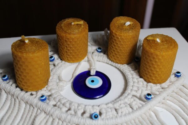 Vela de Panal de Abeja 5 x 5cm - Imagen 4