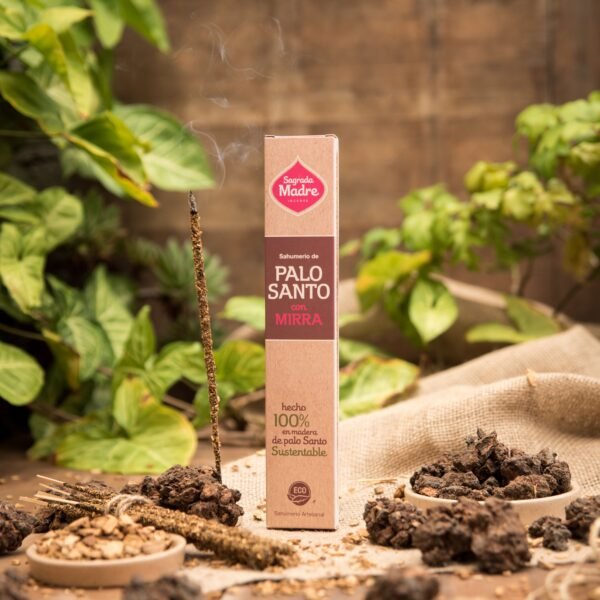Incienso de Palo Santo con Mirra - Sagrada Madre