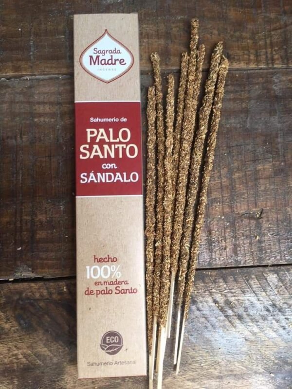 Incienso de Palo Santo con Sándalo - Sagrada Madre - Imagen 2