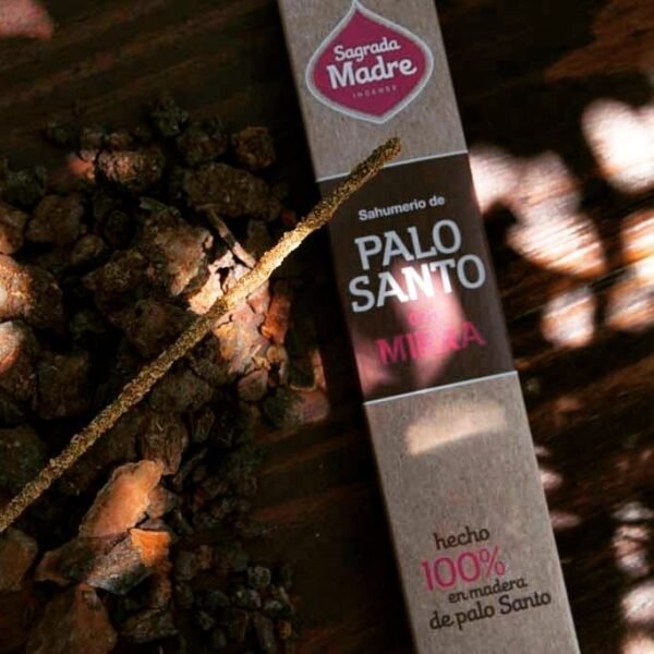 Incienso de Palo Santo con Mirra - Sagrada Madre - Imagen 3
