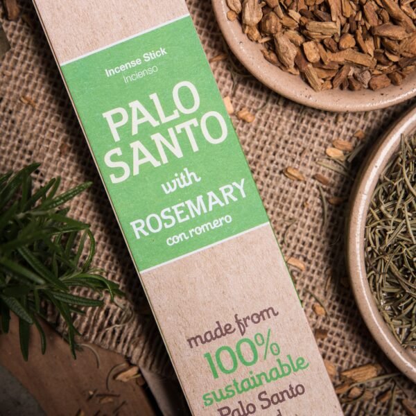Incienso de Palo Santo con Romero - Sagrada Madre - Imagen 2