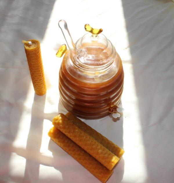 Vela de Panal de Abeja 10 x 2cm - Imagen 4