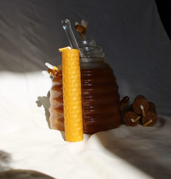 Vela de Panal de Abeja 10 x 2cm - Imagen 2