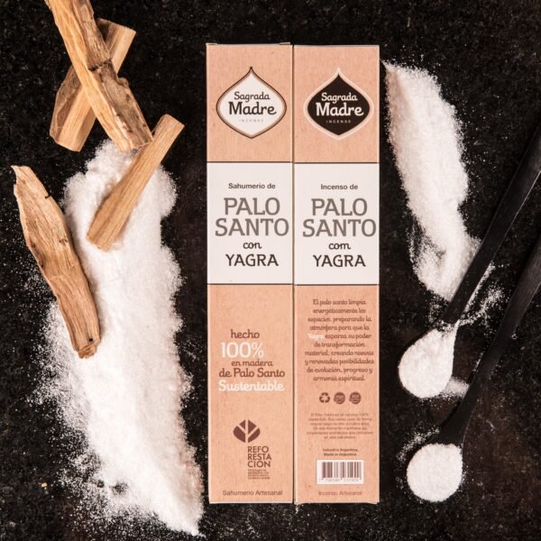 Incienso de Palo Santo con Yagra - Sagrada Madre - Imagen 2