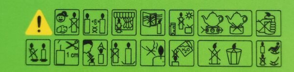 Vela de soja pequeña para rituales - Verde - Imagen 4
