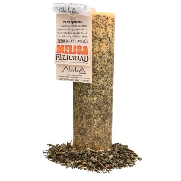 Vela Ritualizada con Melisa: Felicidad