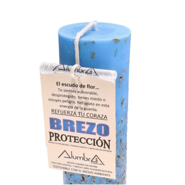 Vela Ritualizada con Brezo: Protección - Imagen 2