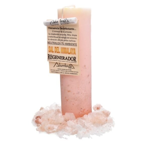 Vela Ritualizada con Sal del Himalaya: Regeneración