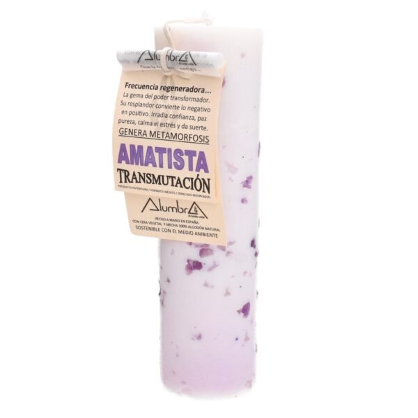 Vela Ritualizada con Amatista: Transmutación