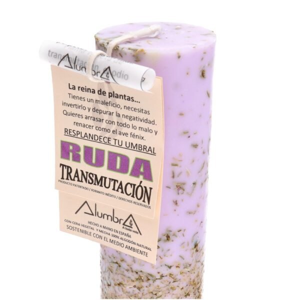 Velas Ritualizada con Ruda: Transmutación - Imagen 2