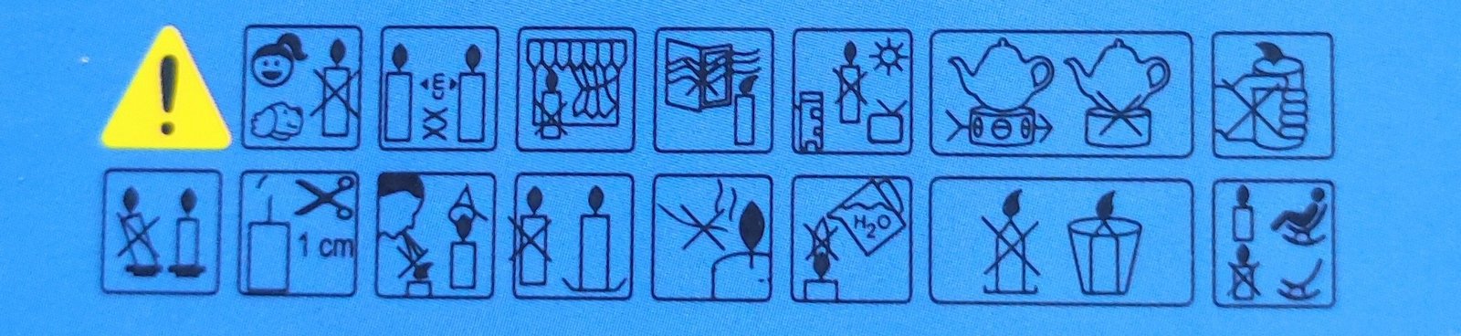 Vela de Soja Pequeña para Rituales - Azul - Imagen 4