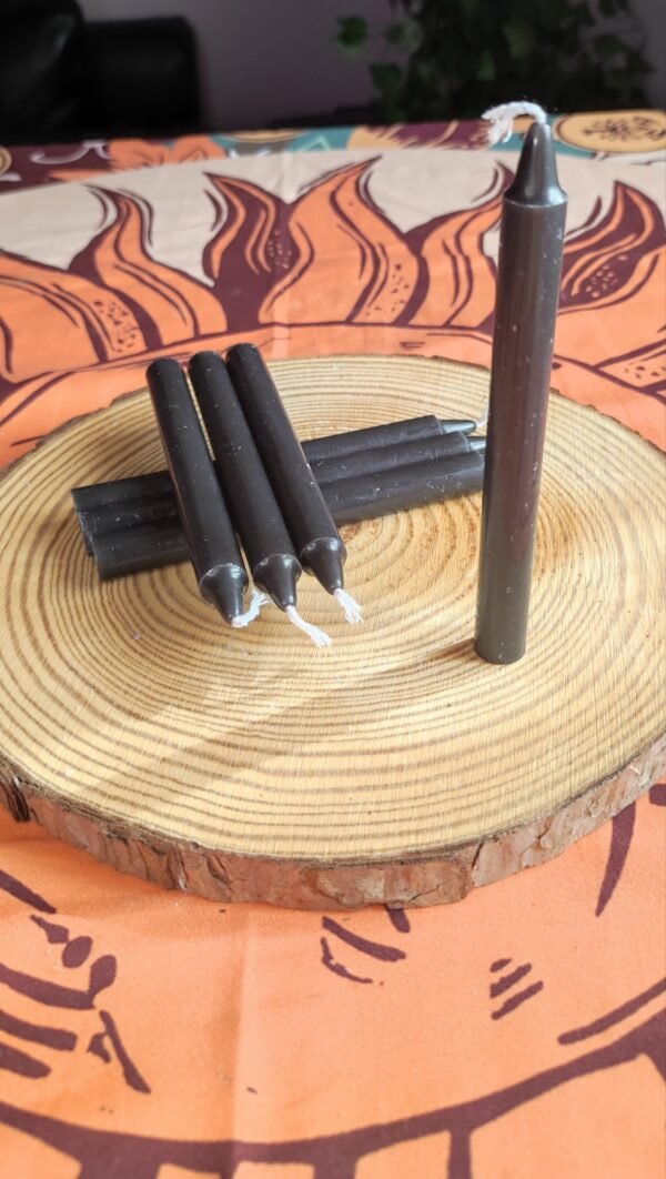 Vela de Soja Pequeña para Rituales: Negro