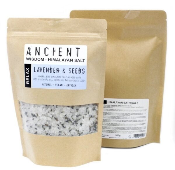 Sal de Baño del Himalaya de Lavanda y Aceite de Jojoba - Relax - Imagen 2
