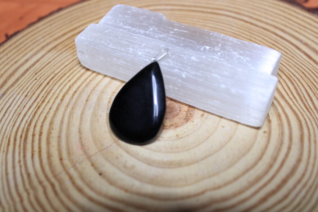 Colgante Gota de Obsidiana