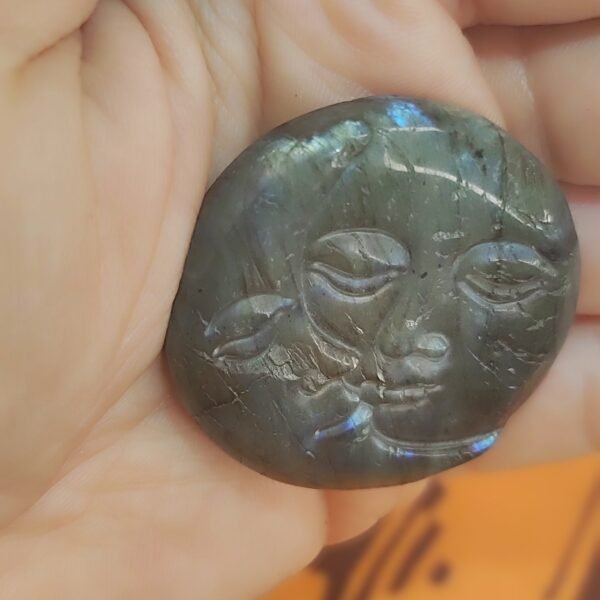 Figura Sol y Luna de Labradorita - Imagen 4