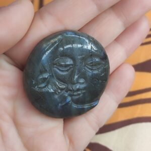 Figura Sol y Luna de Labradorita