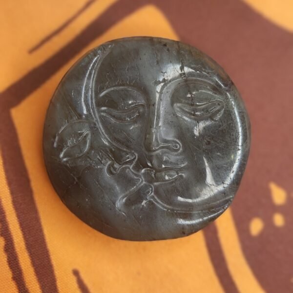 Figura Sol y Luna de Labradorita - Imagen 3