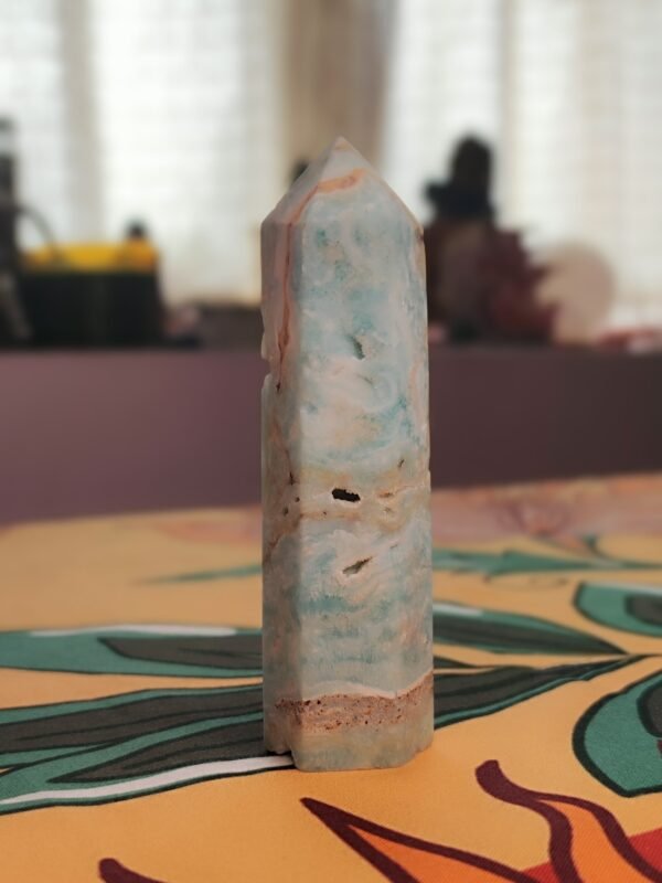 Torre de Aragonito Azul - Calcita Caribe Pequeña - Imagen 2